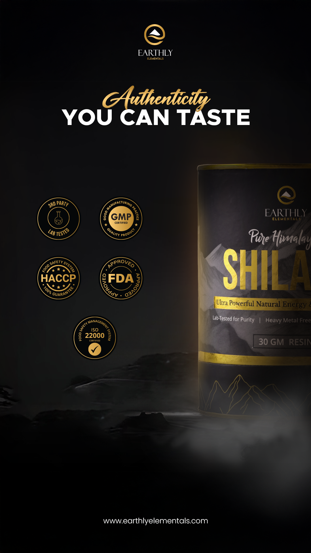 Pure Himalayan Shilajit | 85 Essential Minerals | 2 Month Supply