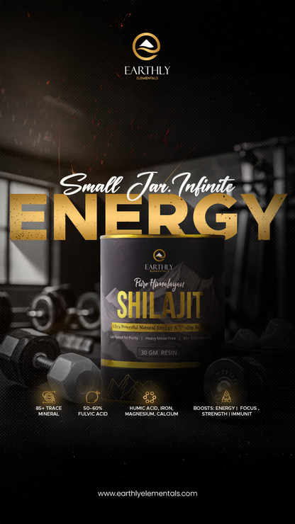 Pure Himalayan Shilajit | 85 Essential Minerals | 2 Month Supply